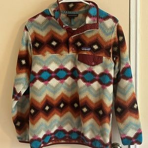 Patagonia Synchilla Fleece Pullover Rare Aztec Print Size XS